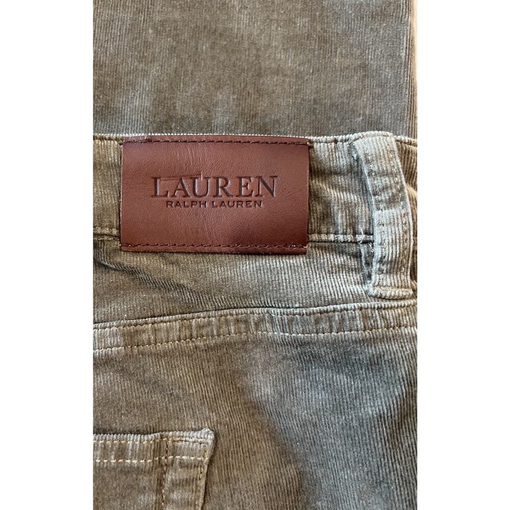 LAUREN RALPH LAUREN 20W Brown NWT Corduroy Pants VNTG Stretch Preppy Classic